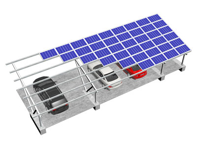 太陽(yáng)能車棚支架系統(tǒng)（單V柱）